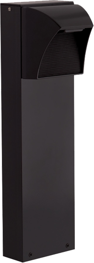 BLED5-18 Professional Grade Square Bollard Light With Square SLED, (2) LED Lamp, 5 W Fixture, 120 to 277 VAC, Bronze Housing
