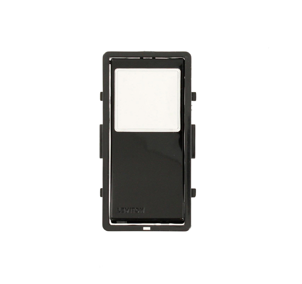 VPTKT-E Timer Color Change Kit With LED Locator, 0 to 40 deg C Operating Temperature, Wall Mount, For Use With Vizia RF + 24 hr Timer, Black