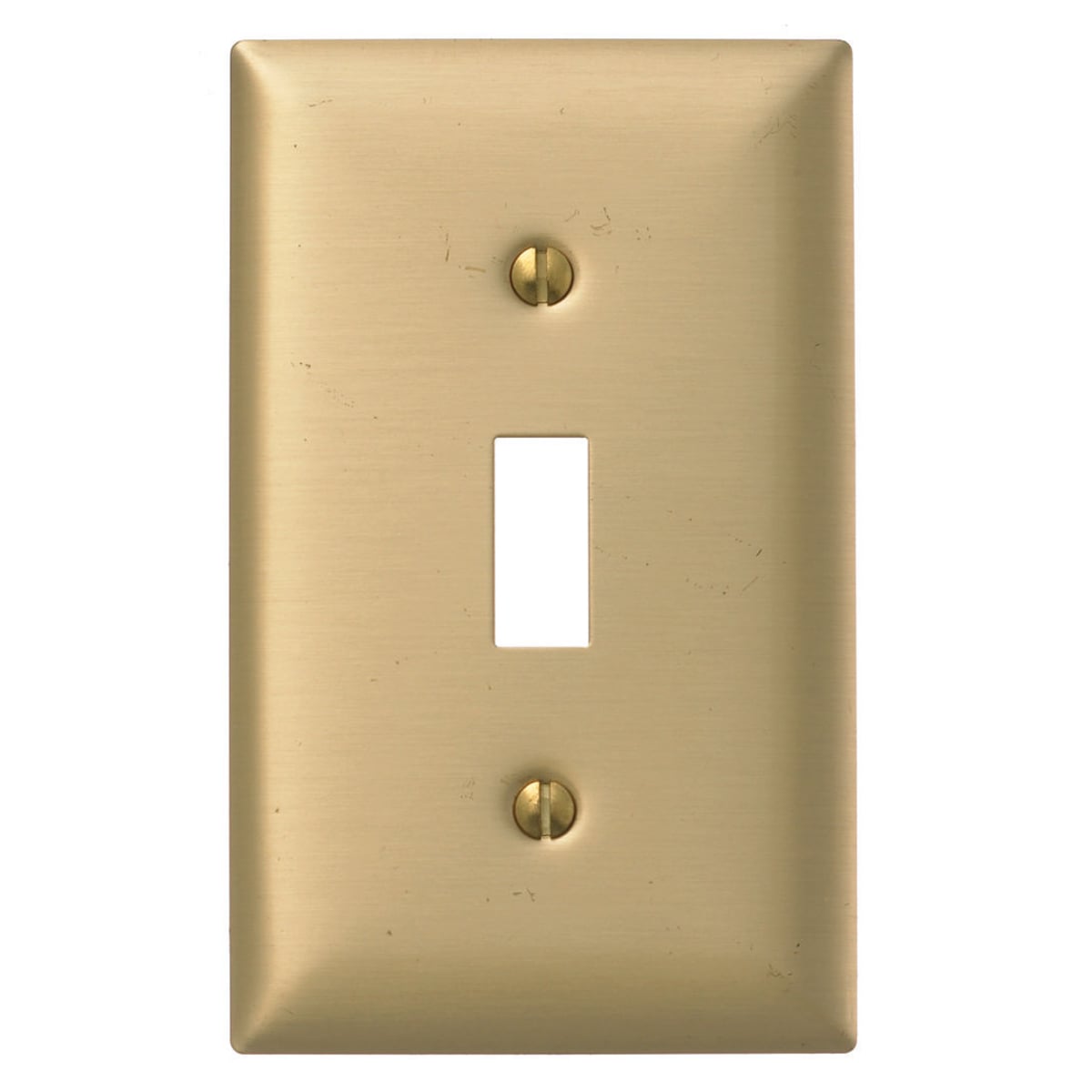 SBP1 Standard Wall Plate, 1 Gangs, 4.4 in W x 2.8 in H, Brass