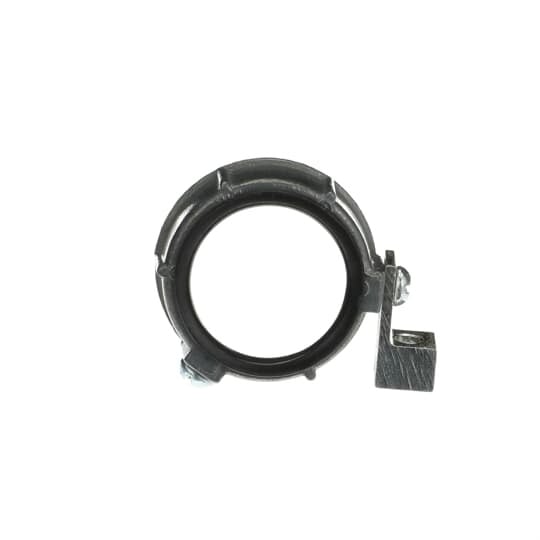 BG804A Steel City Insulated Grounding Bushing, 1-1/4 in Trade, 2 AWG Wire Min, 14 AWG Wire Max, 1-15/16 in Dia, Die Cast Zinc