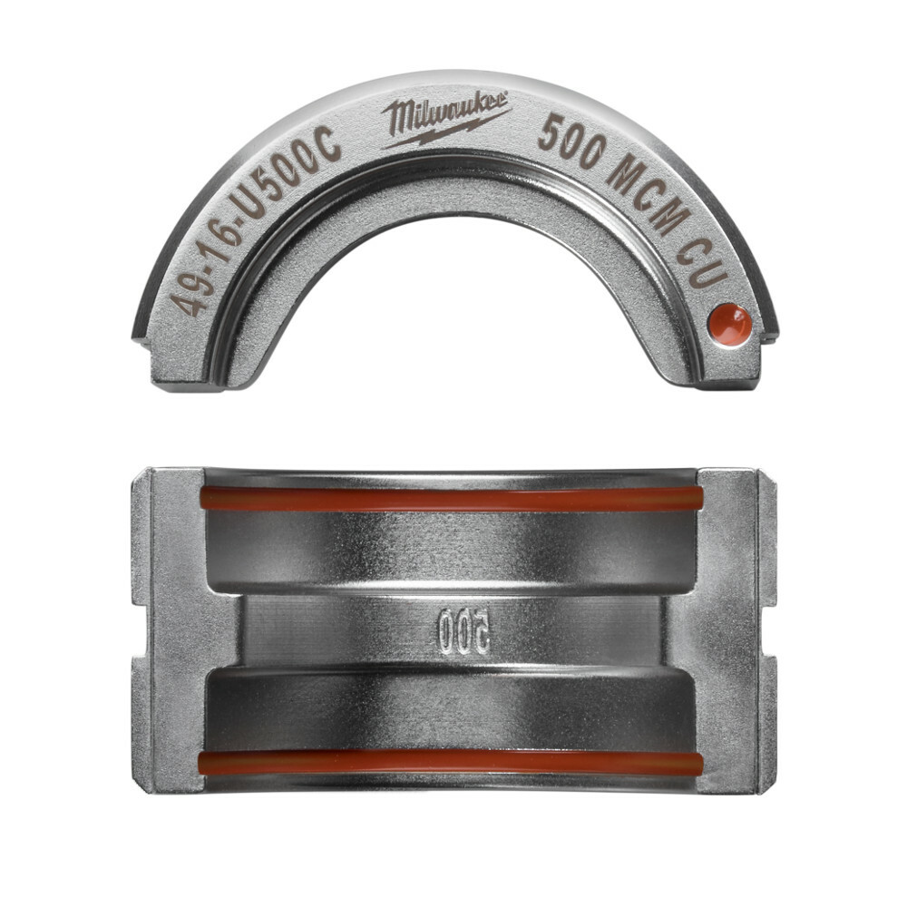 49-16-U500C M18 Force Logic U-Style Crimping Tool Die, 500 kcmil Copper Cable, Aluminum