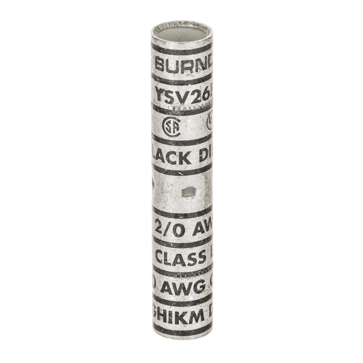 YSV26FX Compression Splice, 2/0 AWG Conductor Code/Flex Conductor, Die Code: 13, 3.29 in L, Copper