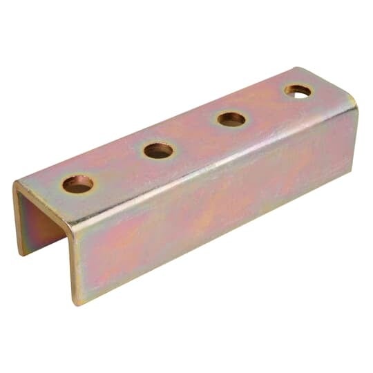 A208 Superstrut 200 U-Shaped Support, (4) Holes, 7-1/4 in L x 1-5/8 in W, For Use With A Series Channel, Steel