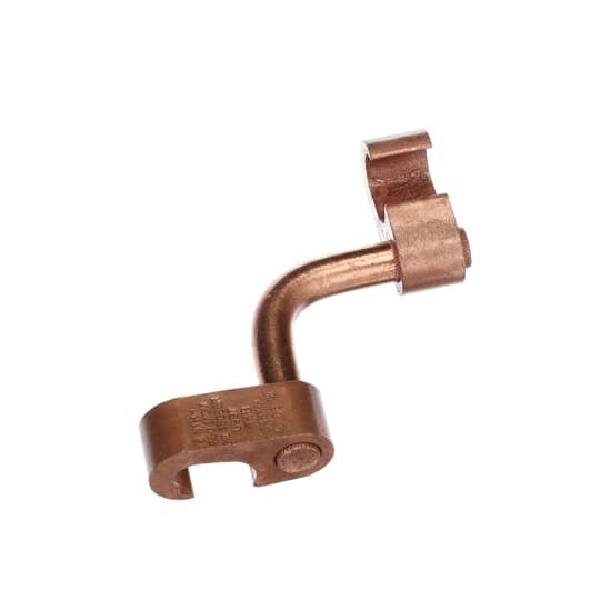 54875L Blackburn EZ-Ground 90 deg Non-Insulated Compression Ground Grid Connector, 2 AWG to 250 kcmil Conductor, 1/2 to 5/8 in Rod, Copper
