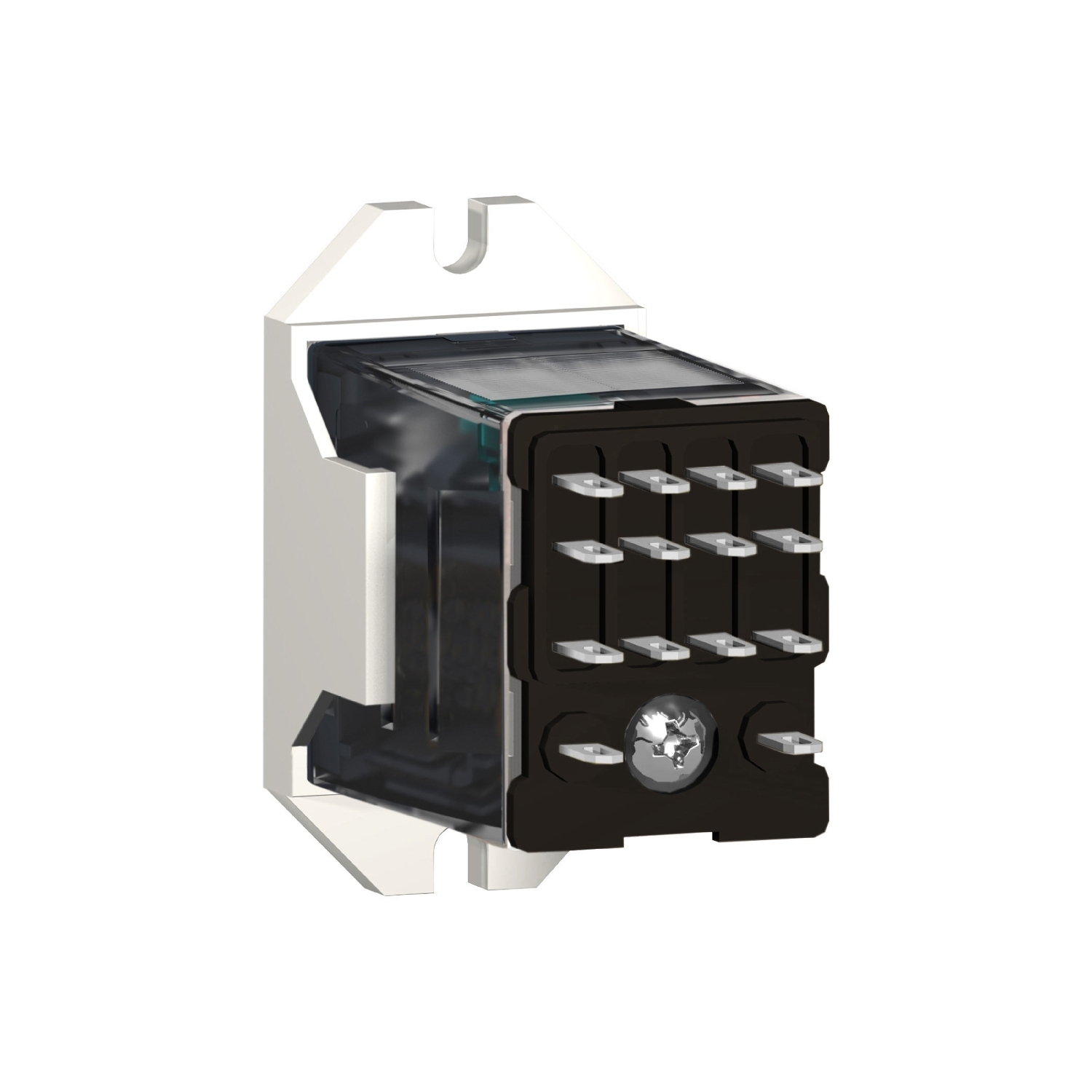 RXZE2FA Zelio Mounting Adapter, For Use With Zelio RXM Series Miniature Plug-In Relay and Zelio RXM Series Power Plug-In Relay