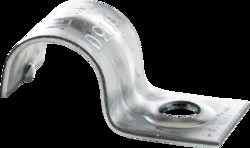 Jiffy Clip, One Hole Strap, Fits 1" Rigid/IMC Conduit & SER 4/0, Zinc Plated