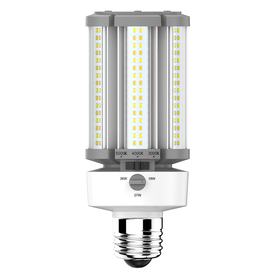 HIDFA-36S-E26-8CCT-BYP/3SP HID Replacement Lamp, 3-Pin,Corn Cob, E26, 36W, 2610/3915/5220 LM, 3000/4000/5000K, 80 CRI, 120-277V