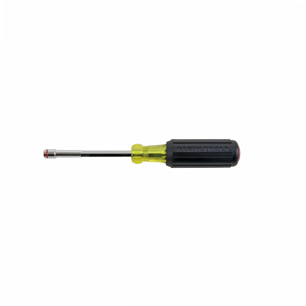 635-1/4 Heavy Duty Magnetic Nutdriver With Magnetic Tip, 1/4 in, Hollow Shank, Cushion Grip Handle