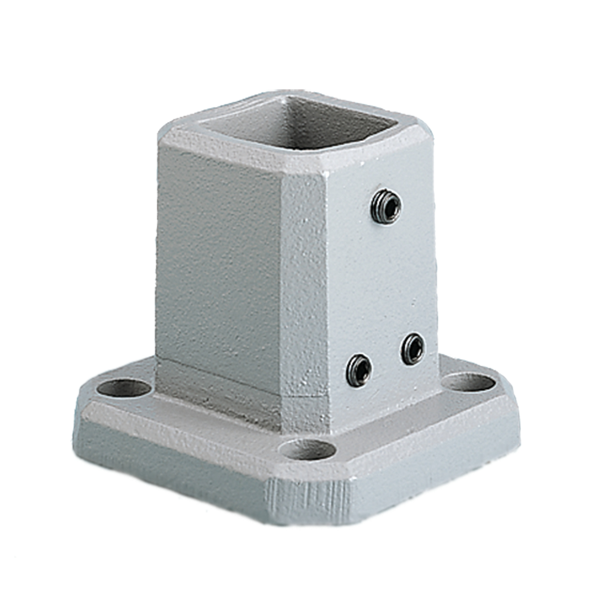 CCS8WFLG Compact CS4 Wall Flange, 6.85 in L x 6.85 in W x 6.3 in H, For Use With COMPACT Series 4 System 80 Pendant Arms, Aluminum, Light Gray