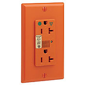 8380-IGI 2-Pole 3-Wire Type 3-Duplex Isolated Self-Grounding Surge Protective Receptacle, 125 V AC, 20 A, 5 kA Short Circuit