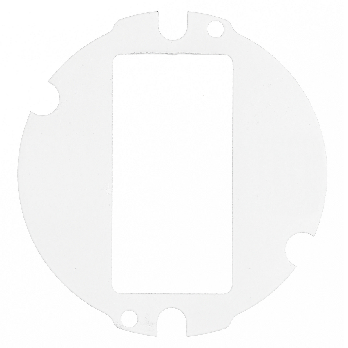 S1R4SPSTYLE CFB Standard Sized Sub Plate, 4 in Dia, 2.64 in W, Stamped Steel