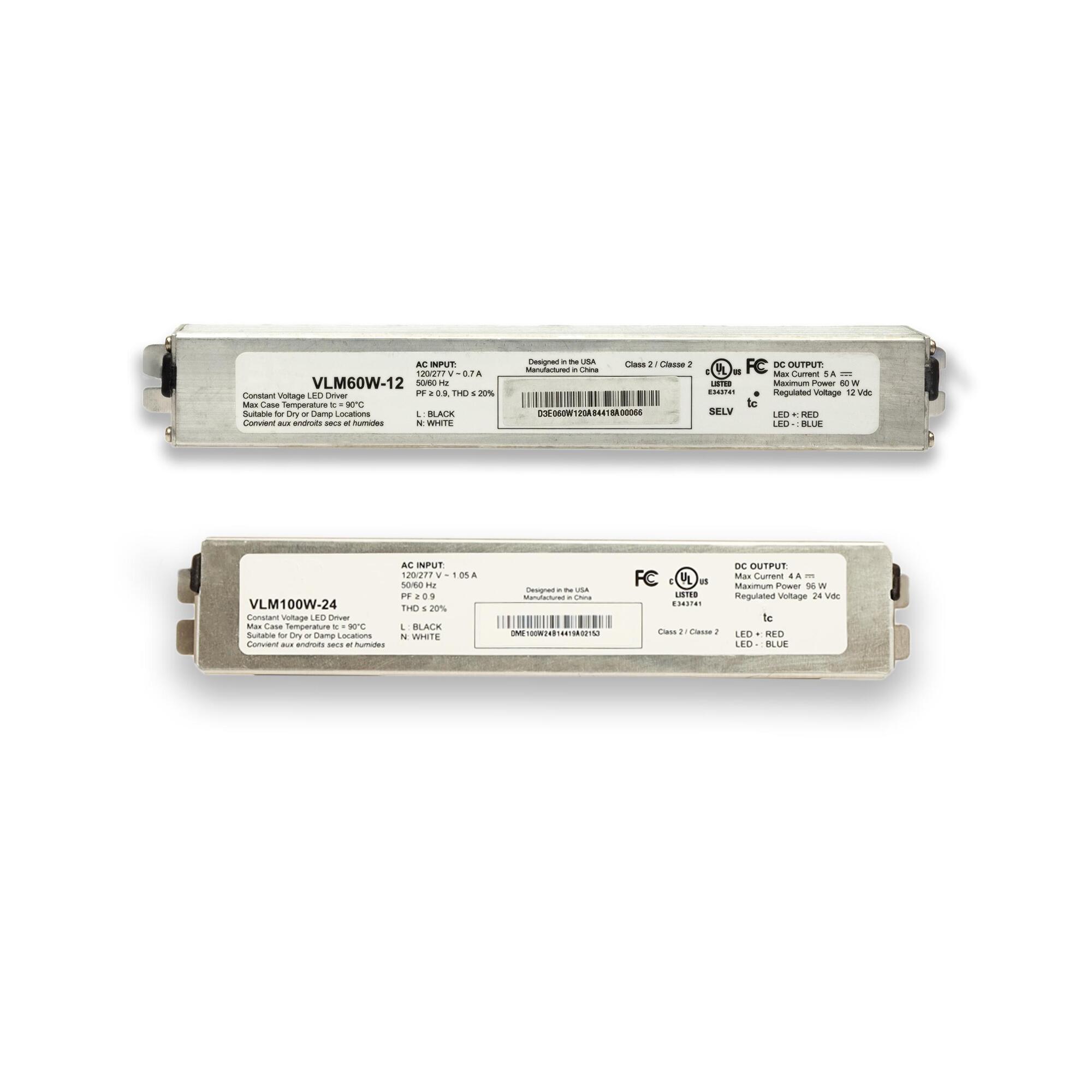 VLM100W-24 VLM Constant Voltage LED Driver, 24V DC, 100W