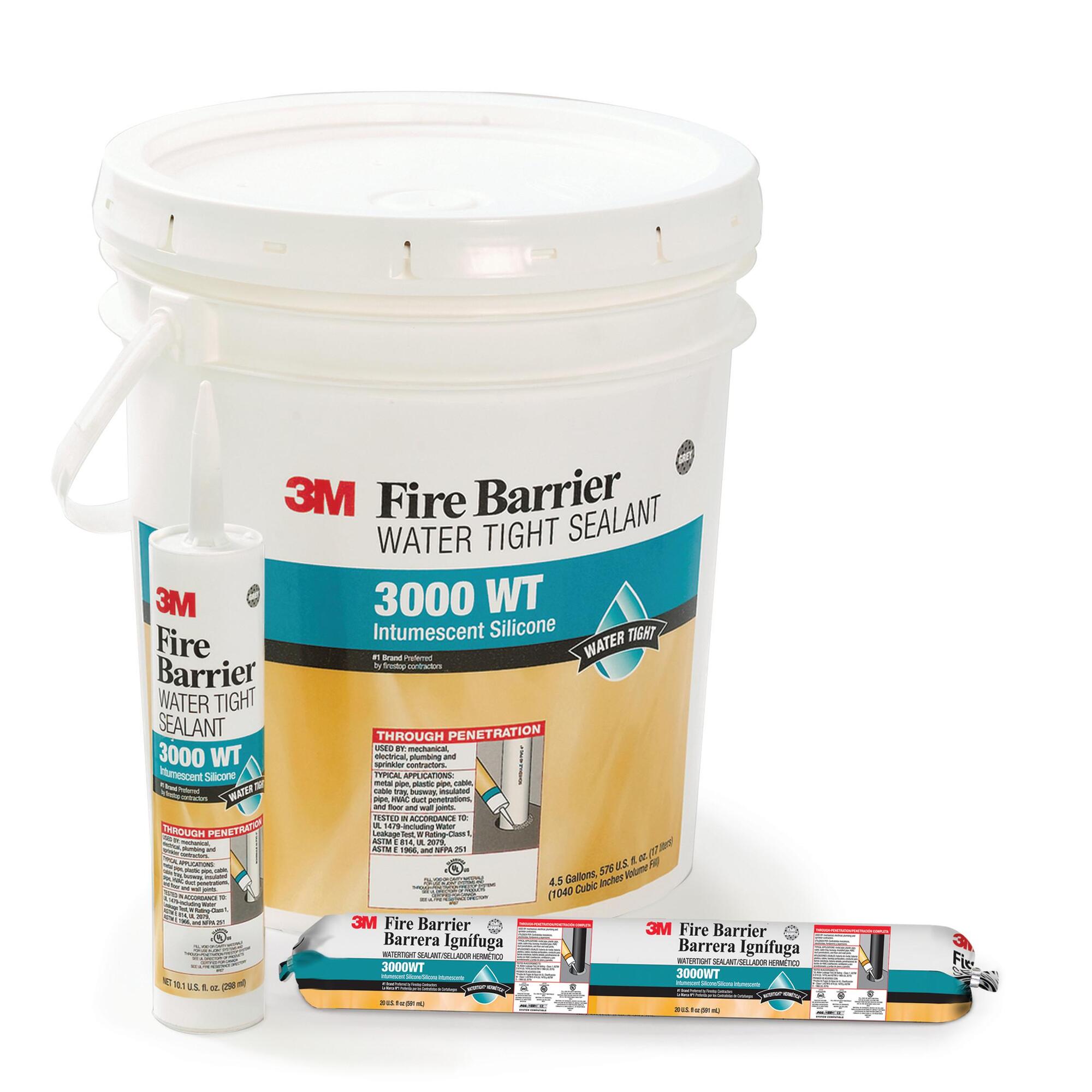 7000059413 Watertight Fire Barrier Sealant, Sausage Pack Container