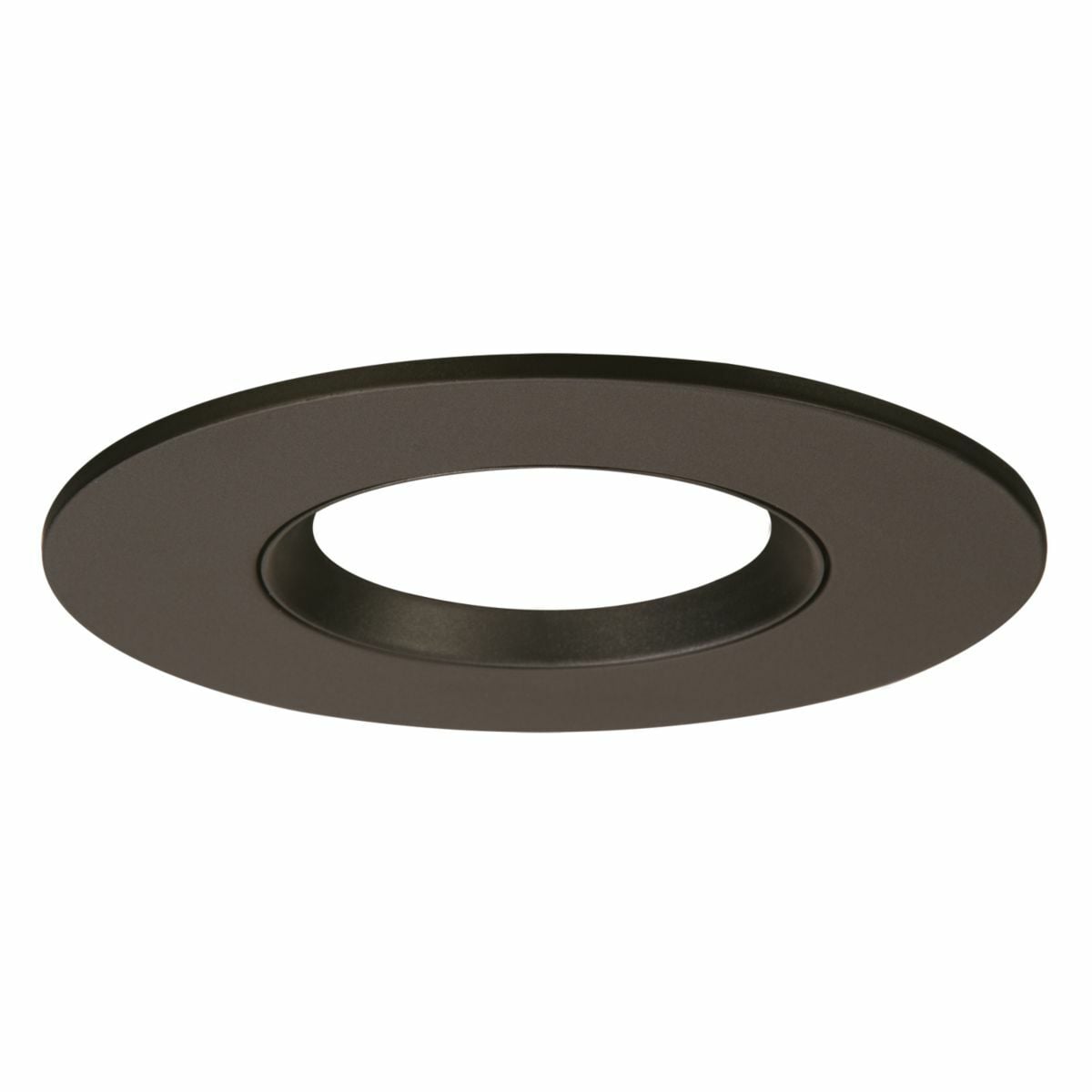 TL3PINMBBB Halo Self-Flanged Open Round Pinhole Trim With Oculus, 2 in ID x 4.36 in OD, LED Lamp, For Use With HL36SA 3 in Shallow Round New Construction Directional Housing, Polymer