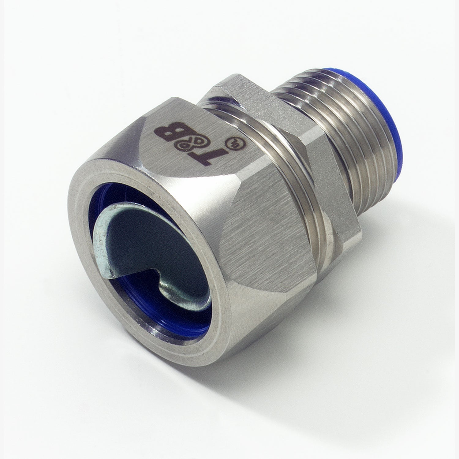 5333SST T&B 53 Series Liquid Tight Conduit Connector, 3/4 in Trade, Straight, Stainless Steel