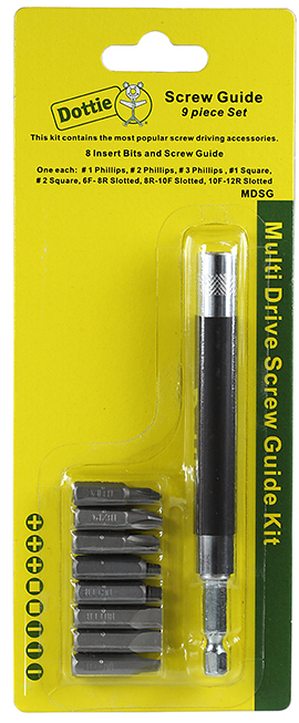 MDSG Multi-Drive Screw Guide Kit, 8 Pieces