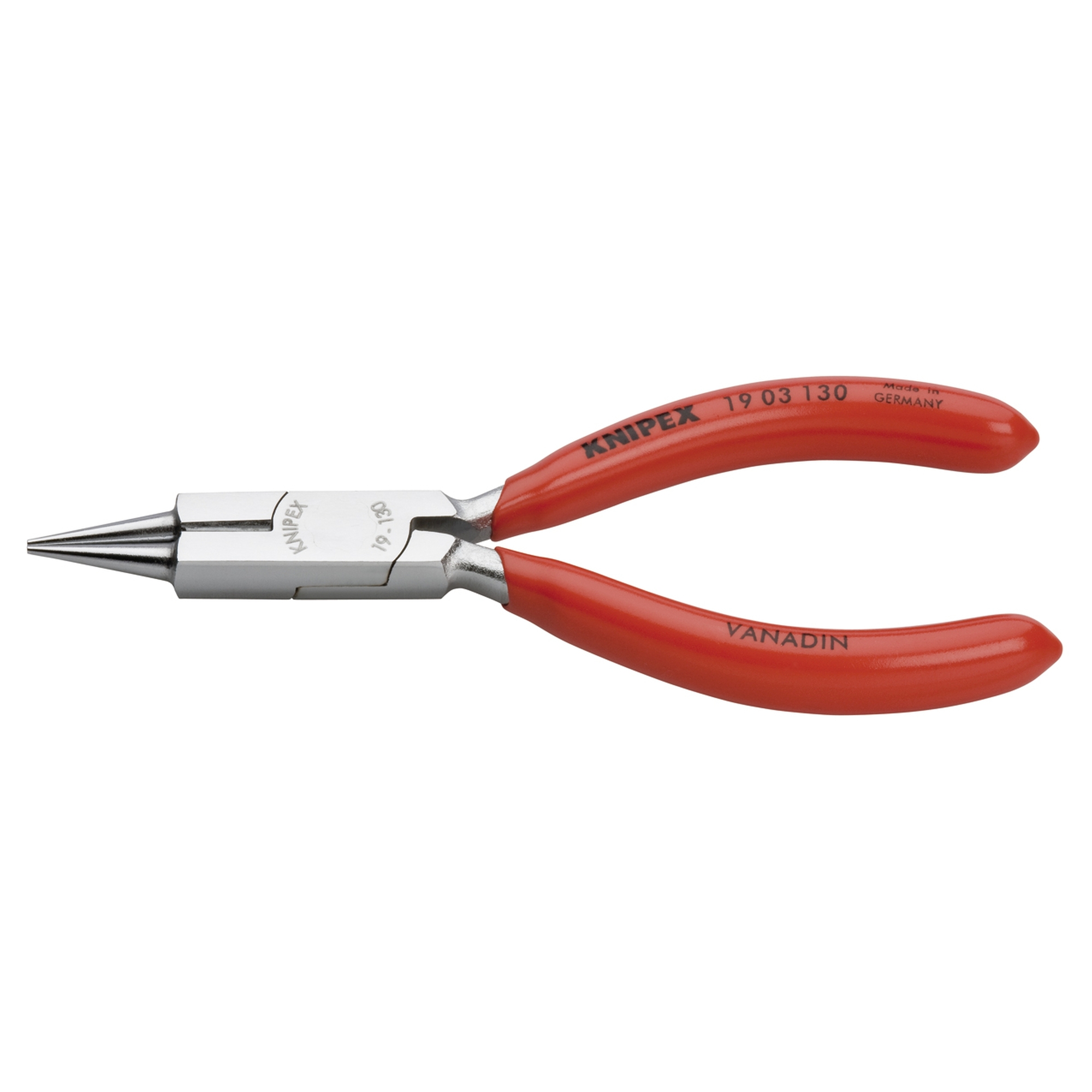 Round Nose-Jeweler's Pliers, 5 1/4 in., Plastic Coating