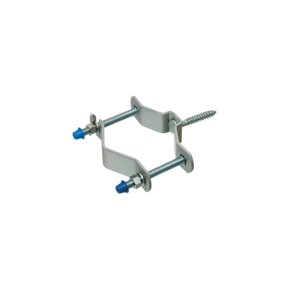 620 Universal Pipe Support With 2-1/4 in Lag Bolt, For Use With 1-1/4 to 3 in Mast, Silver