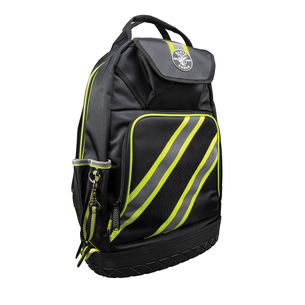 Tradesman Pro Tool Bag Backpack, 39 Pockets, High Visibility, 20-Inch