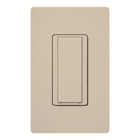 RadioRA 2 two-wire electronic lighting and motor load switch, functions much like standard dimmers and switches, but can be controlled as part of a lighting control system, 1/10 HP in taupe