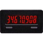 CUB7T 8-Digit Timer, High Voltage Input, Red Display