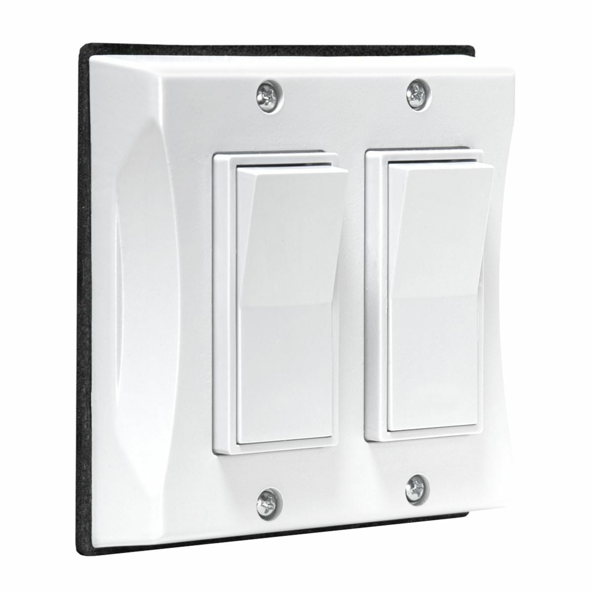 5127-1 5127 Weatherproof Cover Decorator, 4.82 in L x 4.79 in W x 1.545 in D, Weatherproof Cover, Non-Metallic