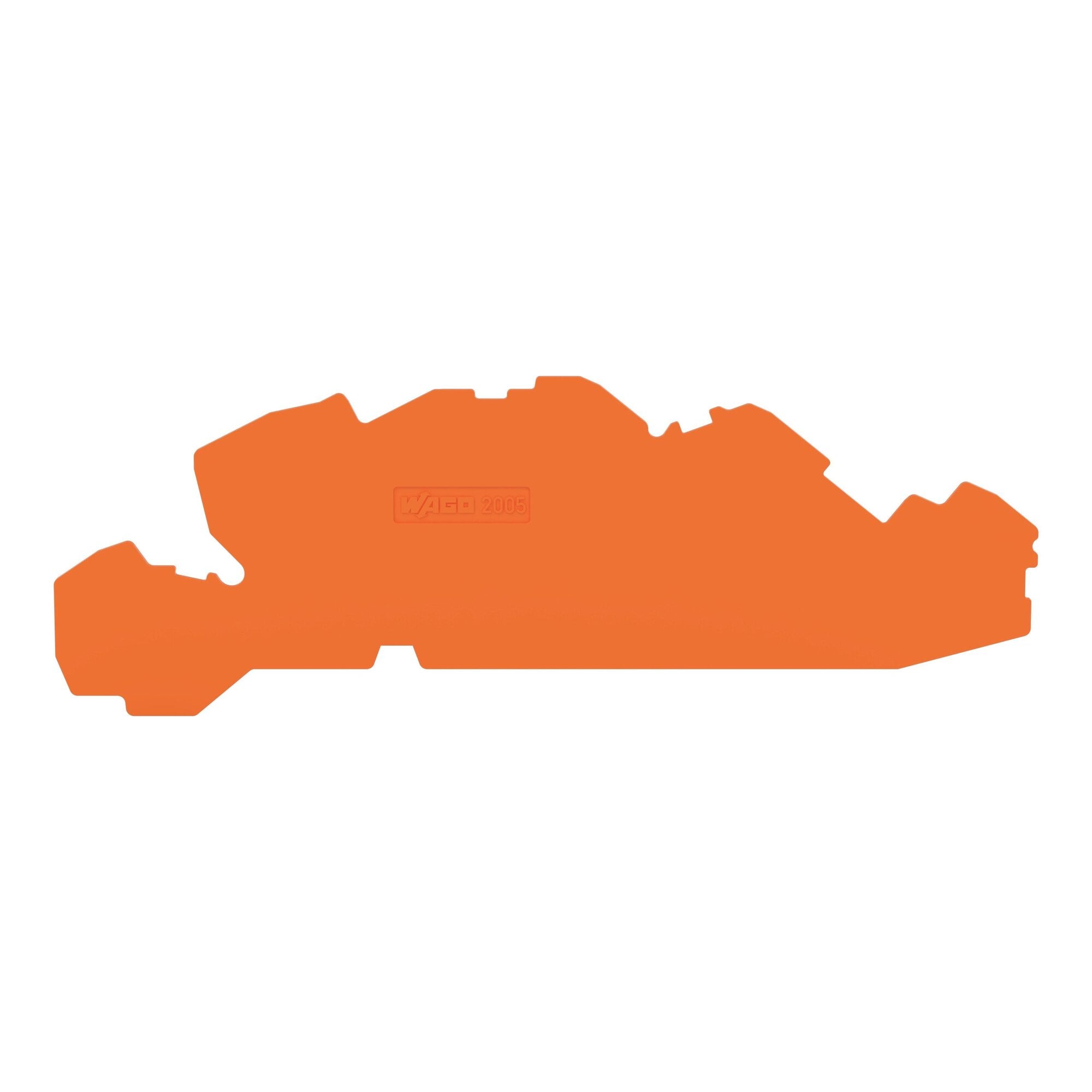 2005-7692 End and Intermediate Plate, Polyamide, Orange