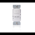 The PW-100D passive infrared (PIR) dimmable wall switch sensor can turns light OFF and ON based on occupancy. It is characterized by high sensitivity to small and large movements, appealing aesthetics, and a variety of features. (white)