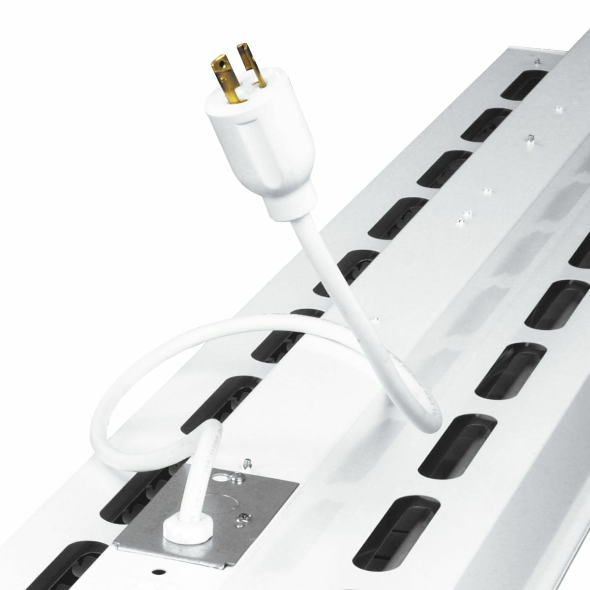 MPC6-480 Metalux MPC6 Modular Power Cord, 6 ft L, For Use With HBL Series High Bay Industrial Open Luminaire and F-Bay Power Connection
