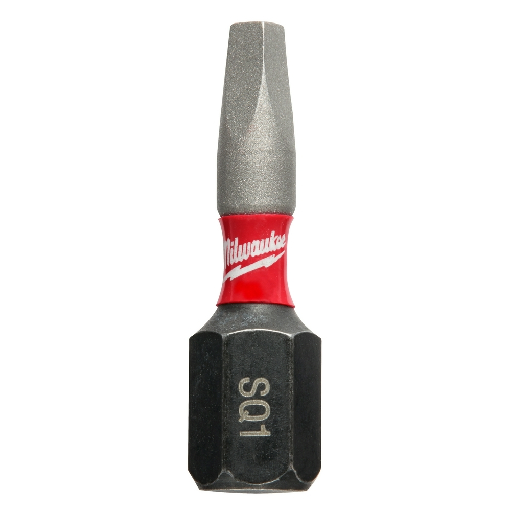48-32-4621 Shockwave Impact Duty Impact Insert Bit, #1 Square Point, 1/4 in, Steel