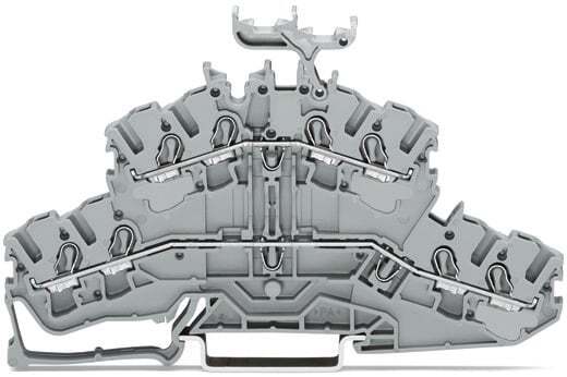 2002-2431 Operating Tool Deck Terminal Block, 800 V, 24 A, 22 to 12 AWG Wire, 2 Poles, DIN Rail Mount