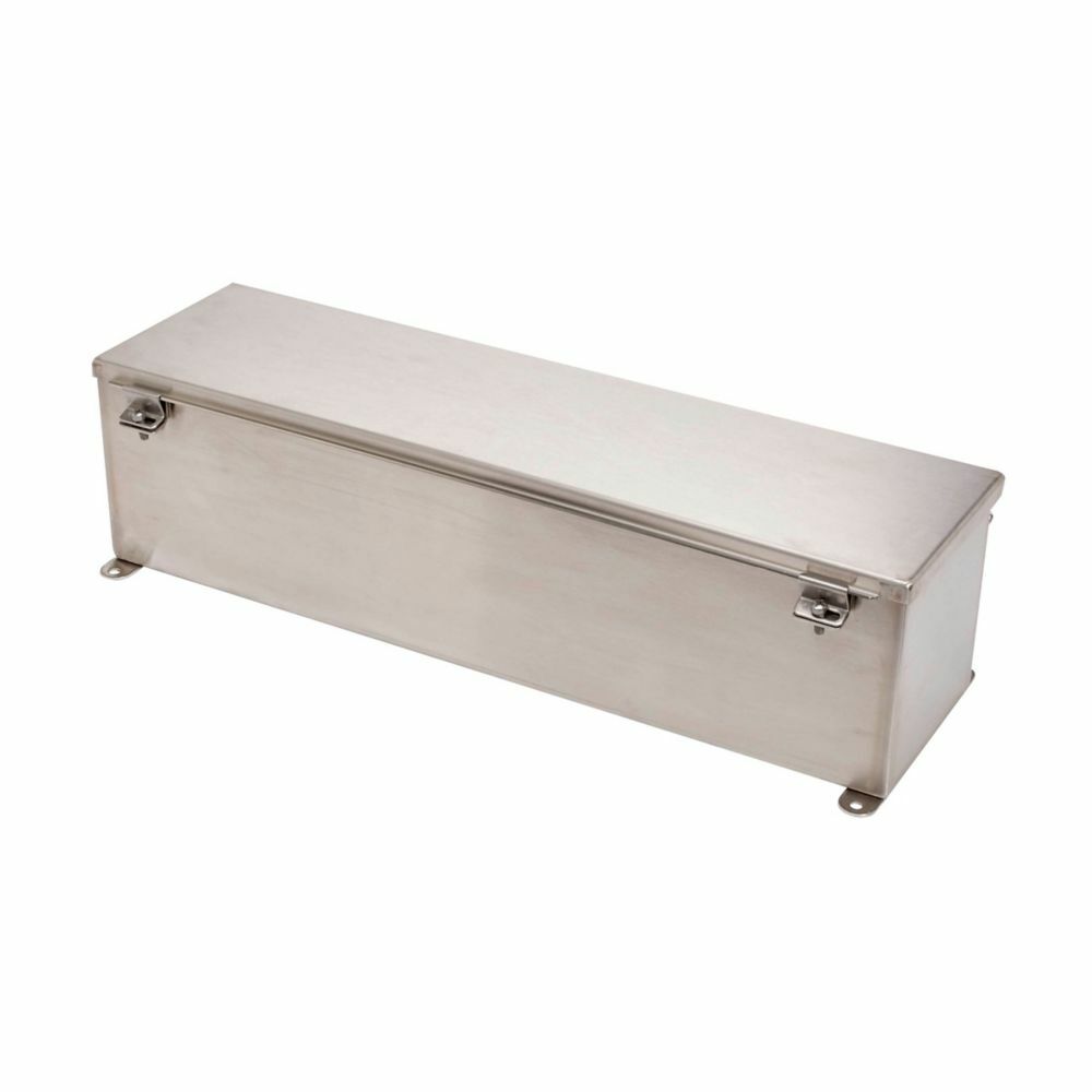 6648-4XSWT Wiring Trough, 48 in L x 6 in W x 6 in H, Lift-Off Cover, 304 Stainless Steel