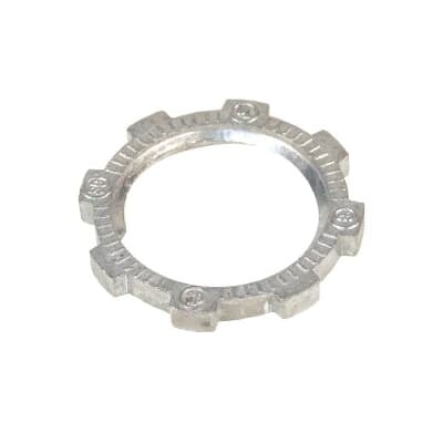 LN-210 Steel City Conduit Locknut, 4 in, For Use With Rigid/IMC Conduits, Die Cast Zinc