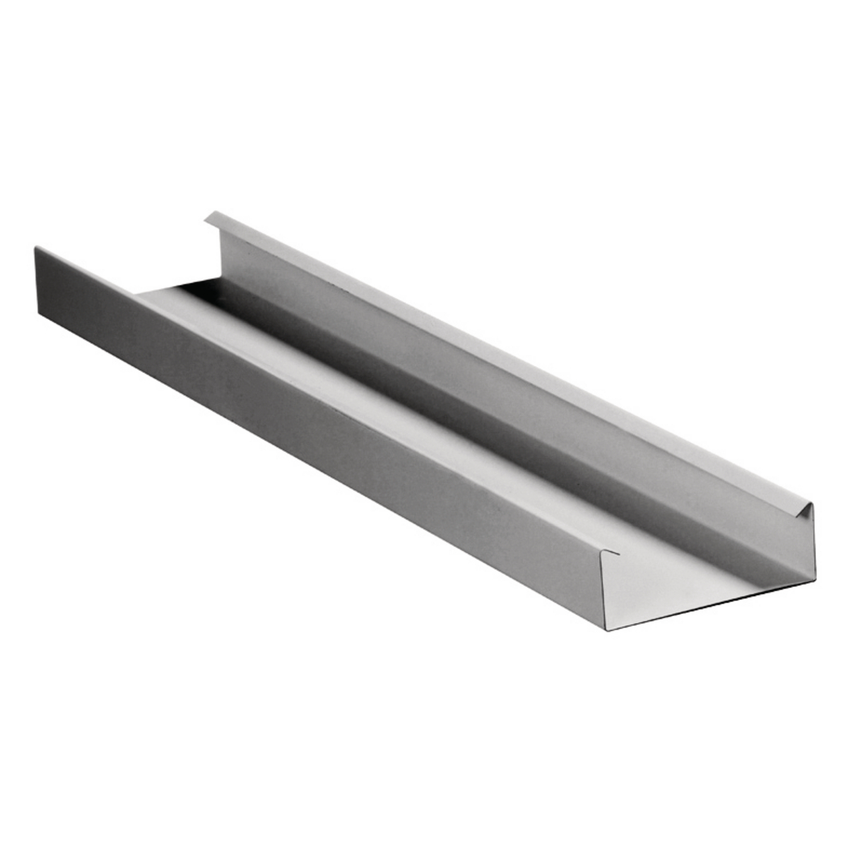 HBL4750B10GY HBL4750 Series 1-Channel Removable Standard Raceway Base, 10 ft L x 4.76 in W x 1.62 in H, Rolled Steel, Gray