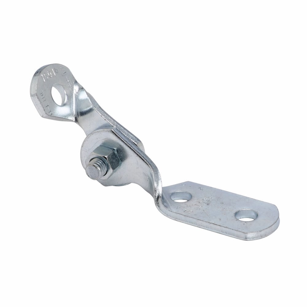 B335-1ZN Adjustable Channel Hinge, 2 Holes, Steel
