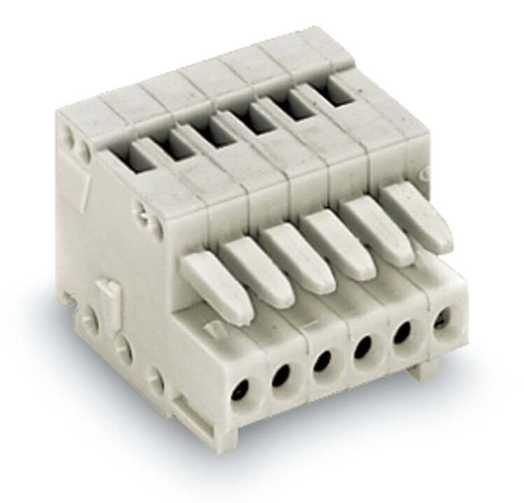 733-104 Operating Tool 1-Conductor Female Connector, 320 V, 6 A, 28 to 20 AWG Wire, 4 Poles