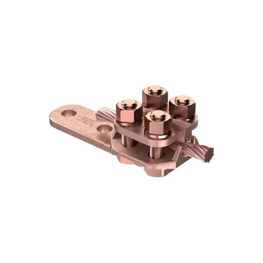 GNAH292N Mechanical Clamp, 6 AWG Conductor, Cast Copper Alloy