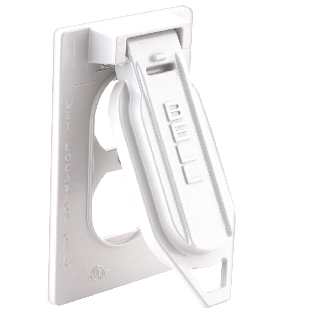 5146-1 Weatherproof Flip Cover, 2-13/16 in L x 0.7969 in W x 4-9/16 in D, Die Cast Aluminum