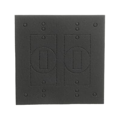 R104 Red Dot Replacement Outlet Plate Gasket, For Use With WR281-C, WSR81-C 2-Gang Outlet Box Cover and Duplex Receptacle