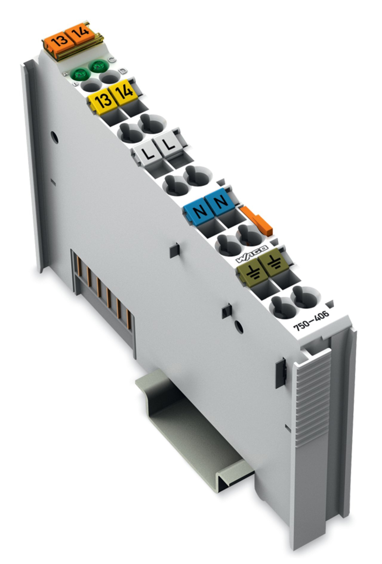 750-406 Digital PLC Input Module, 2 Inputs