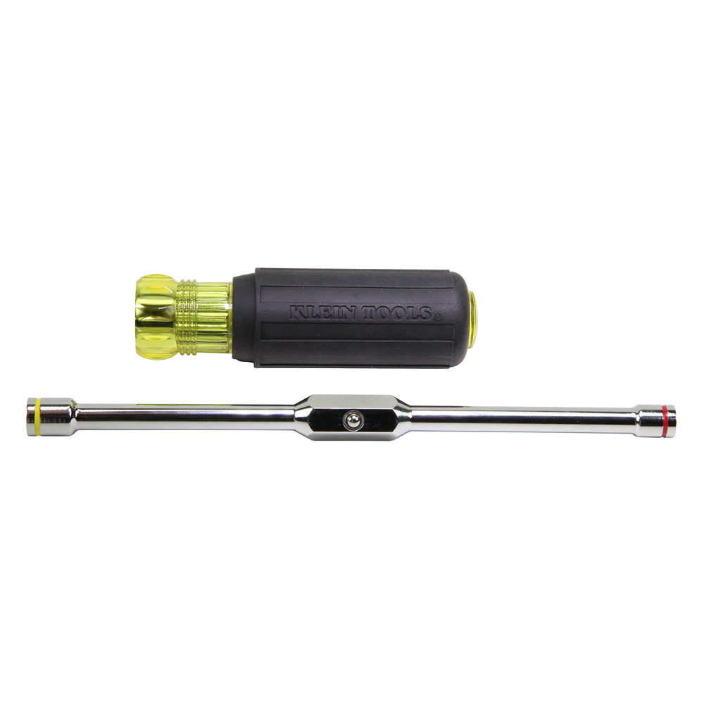 65064 2-in-1 Heavy Duty Nutdriver, 1/4 in, 5/16 in, Hex Shank, Cushion Grip Handle