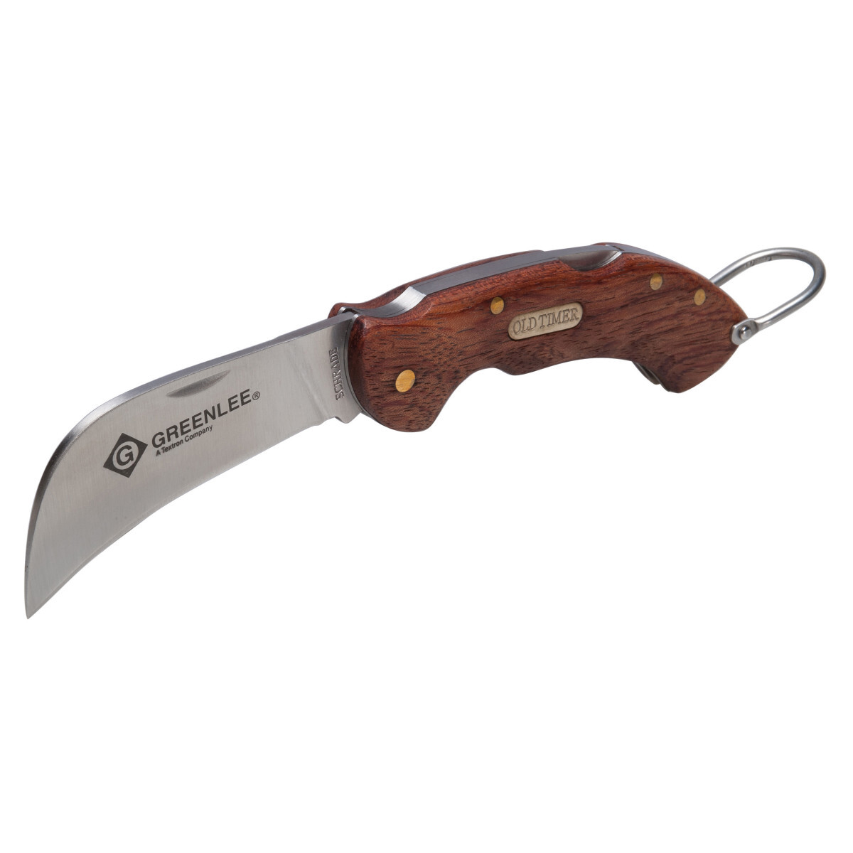 0652-28 Lock Back Folding Knife, 440C Stainless Steel Hawkbill Blade, 2-5/8 in L Blade, Yes