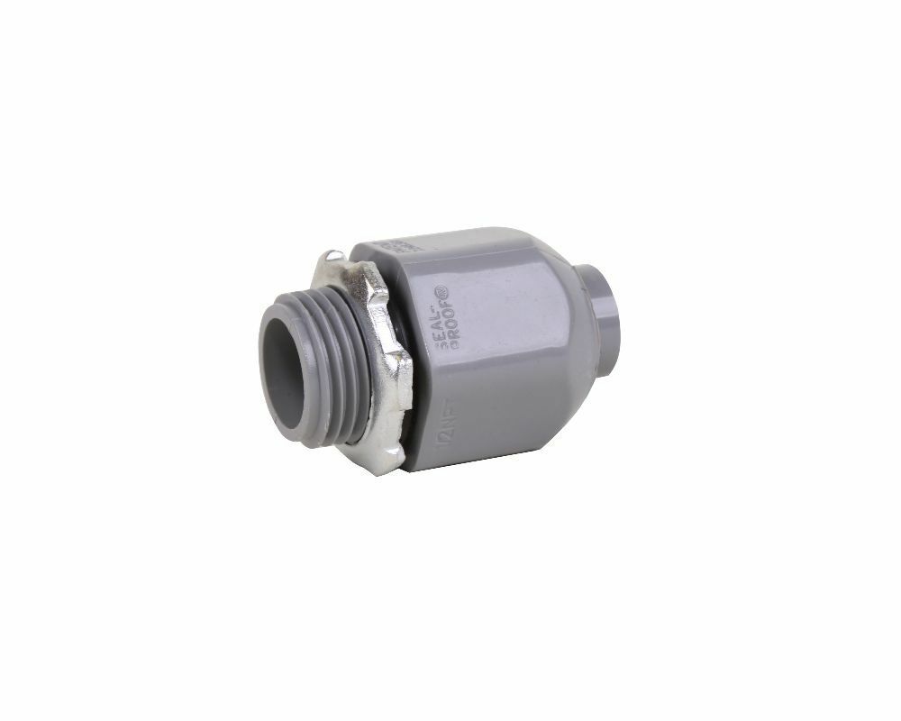 065360 Kwikflex Non-Metallic Screw On 13 Conduit Fitting, 1/2 in Trade, PVC