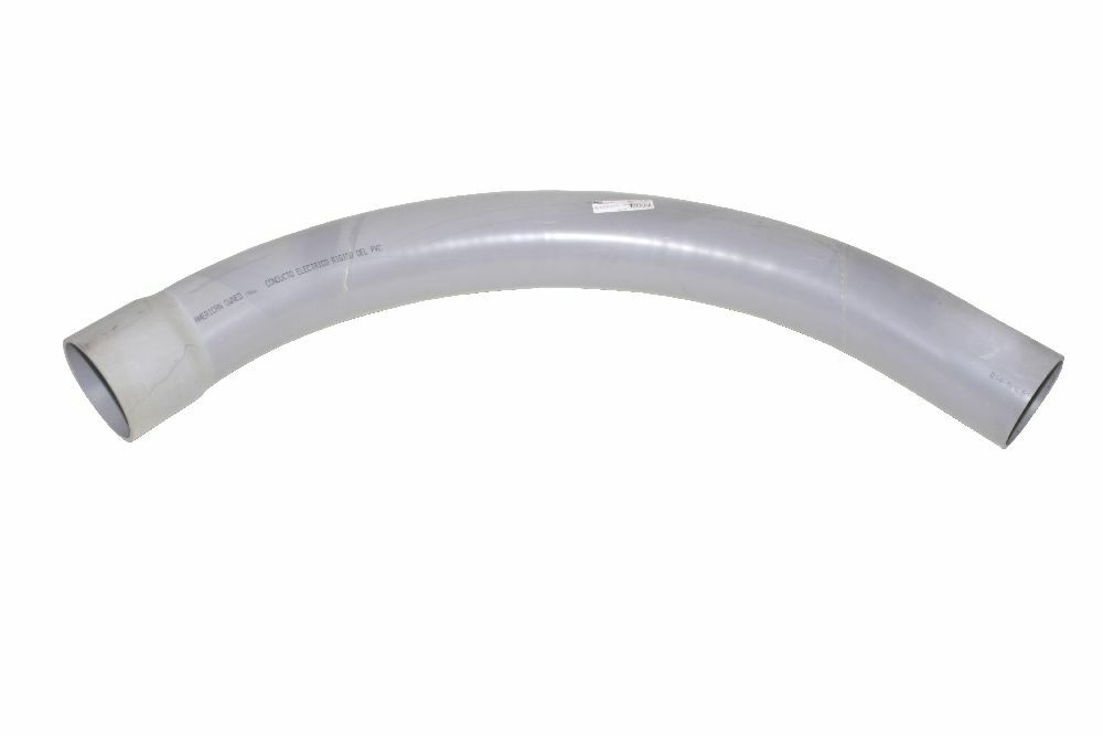068076 Bell End x Spigot 259 Conduit Sweep, 6 in Dia, 90 deg, 36 in Radius, PVC