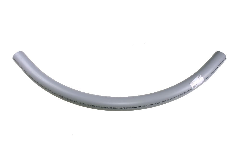 068767 Scepter SCH 40 Plain End Special Radius Conduit Sweep, 3 in Trade, 90 deg, PVC