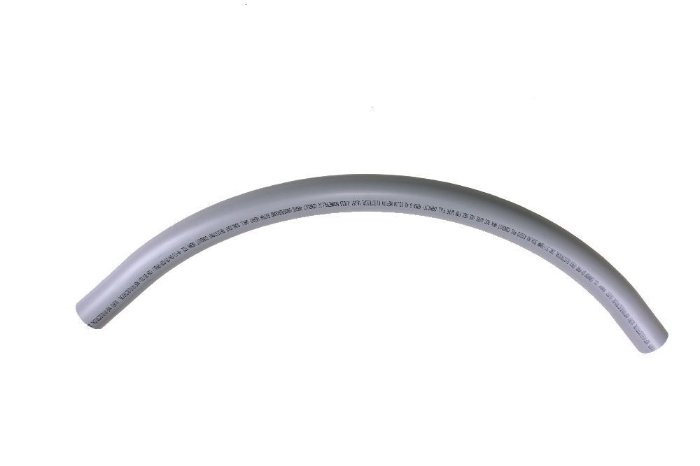 068777 SCH 80 Plain End Special Radius Conduit Sweep, 3 in Dia, 90 deg, 36 in Radius, PVC
