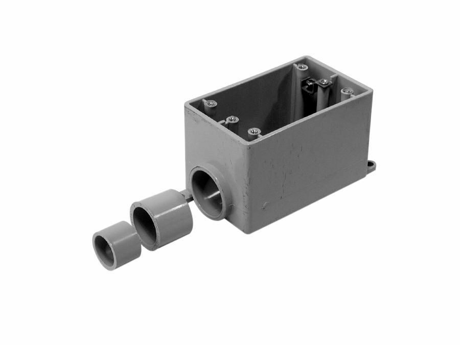 77847 F-Series Type FDS Deep Box, PVC, 1 Gangs