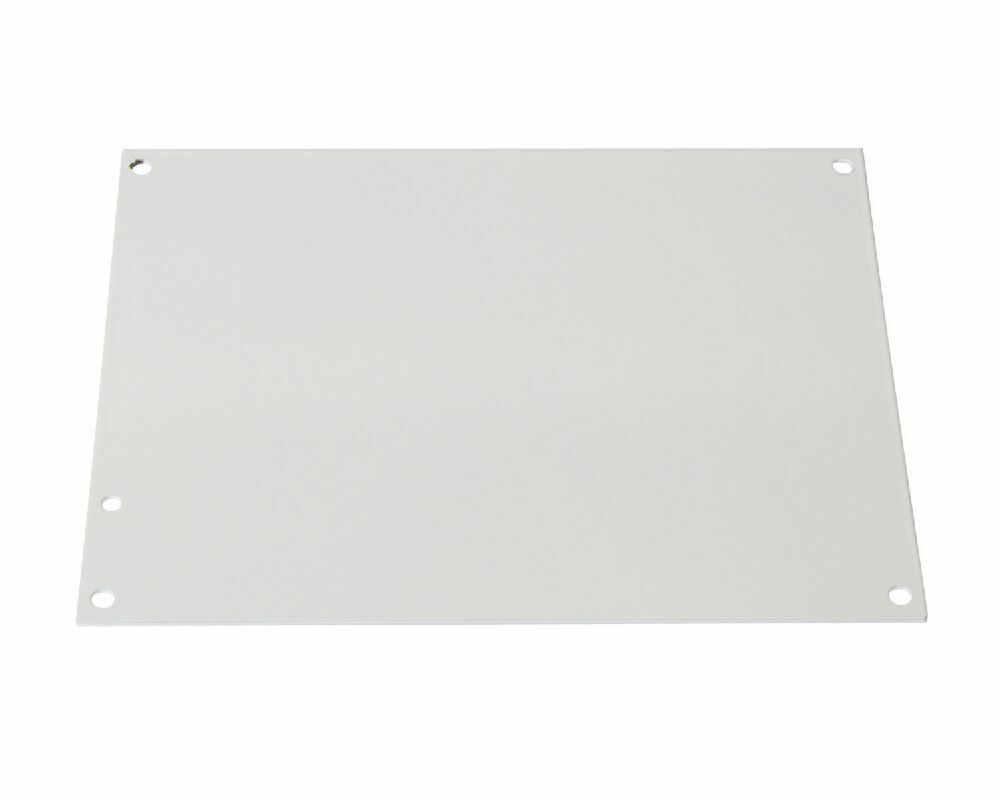 77865 Back Panel, 12 in L x 12 in W, 14 ga Carbon Steel, White