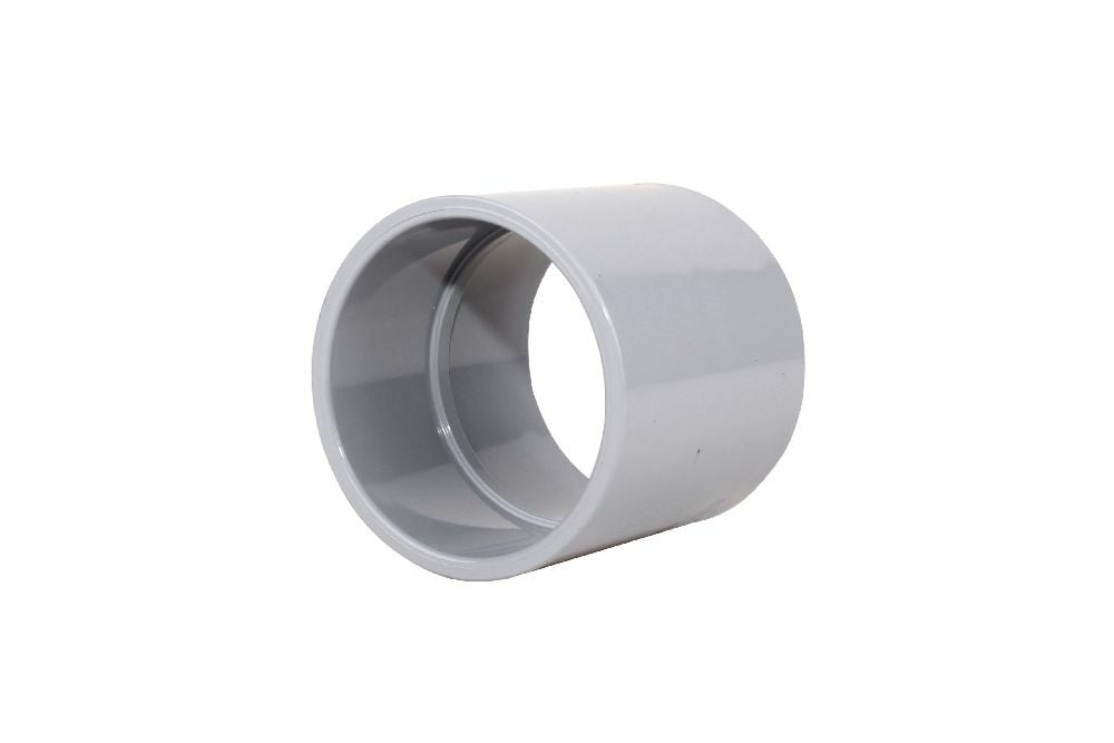 078007 Conduit Coupling, 2-1/2 in, For Use With Rigid PVC Conduit, PVC