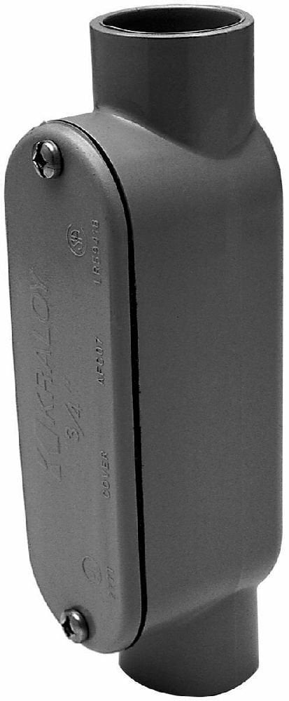 078123 Type-C 5 Access Fitting, 3 in Hub, 178 cu-in, PVC